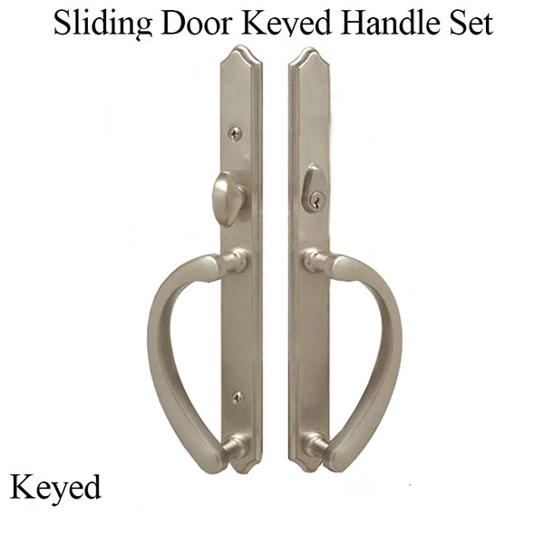 Expressions Narrow Arch Active Keyed Sliding Door Handle - Lifetime Polished Brass (Pvd) Hardware