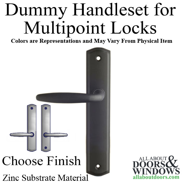 Amesbury 800C Dummy Handle Set Multipoint Lock Trim Zinc Choose Finish