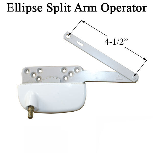 Truth 15.30 Ellipse Split Arm Operator Straight 4-1/2 Link Left Hand Hardware