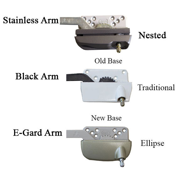 Truth 15.30 Ellipse Split Arm Operator Straight 4-1/2 Link Left Hand Hardware