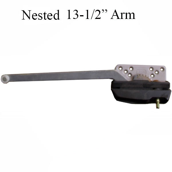 Truth 15.32 Weathershield 13-1/2 Straight Arm Casement Operator Left Hand Hardware