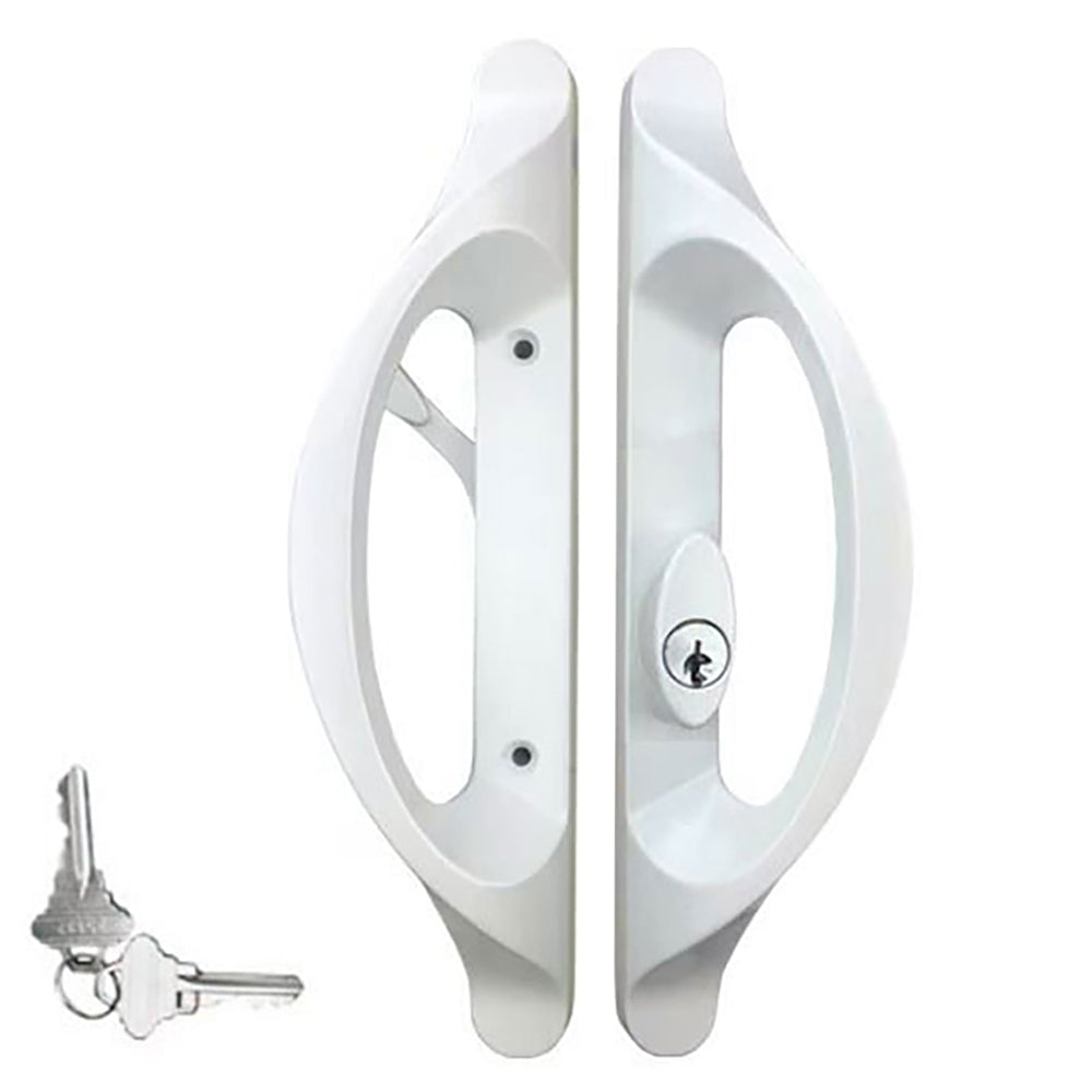 Truth Allure Keyed Patio Door Handle Offset Key Cylinder Active Sliding Door