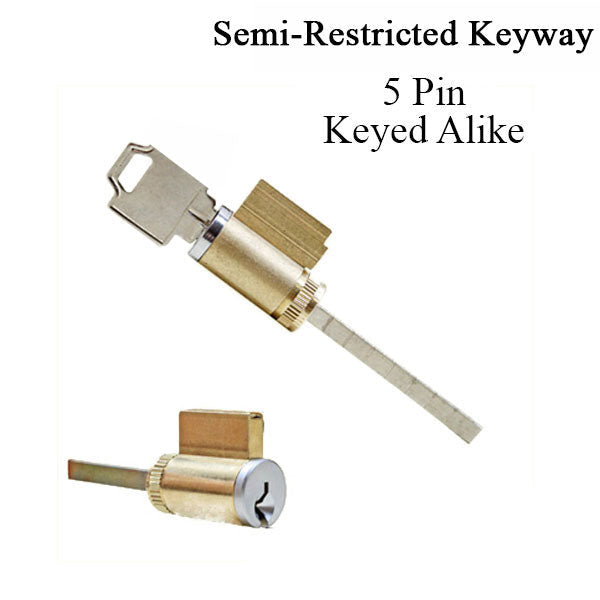 American Cylinder Lock Weiser Wr 5 Pin Tumbler - Keyed Alike Hardware