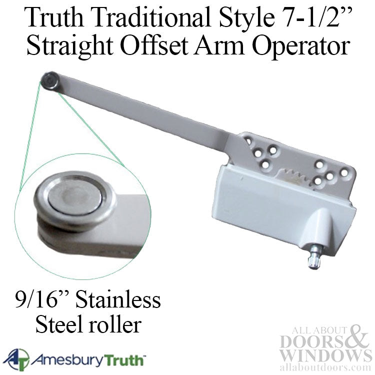 Truth 45251 Traditional 7-1/2" Straight Arm Operator, LH