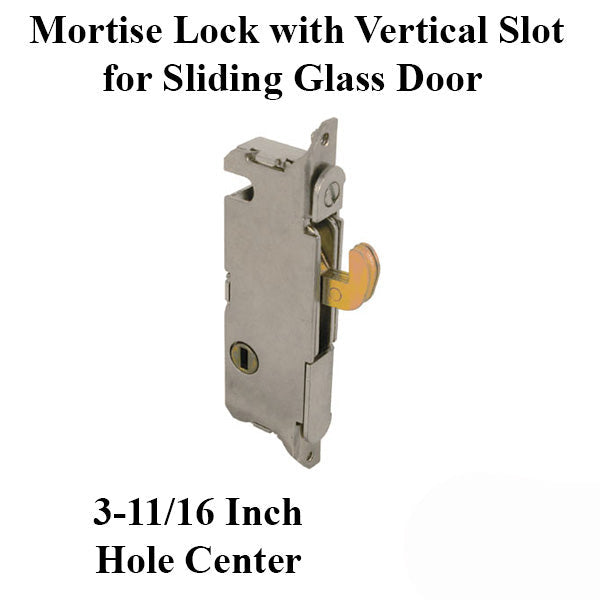 Mortise Lock Vertical Slot Metal Sliding Patio Doors W & F Hardware