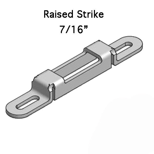 Strike Plate 5/8 X 4-3/16 Face Raised 7/16 In. Tall Hardware