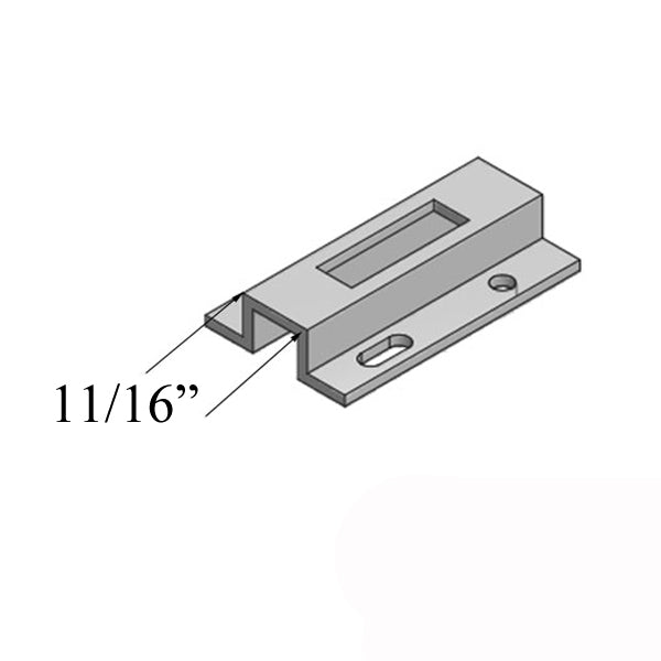 Strike 11/16 Keeper - White Hardware