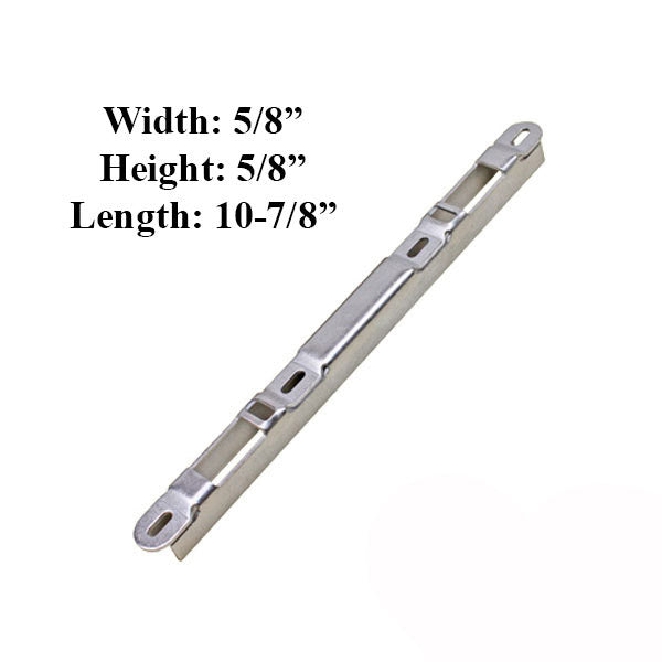 Sliding Door Keeper 5/8 In. Raised Dual Point Strike Stainless Steel Hardware