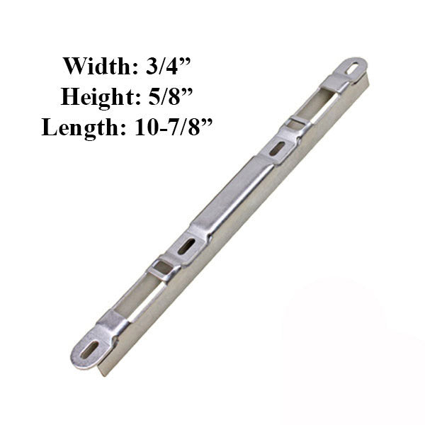 Sliding Door Keeper 5/8 In. Raised Dual Point Strike Stainless Steel Hardware