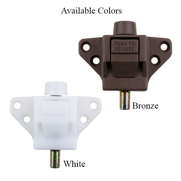 Auxiliary Foot Bolt Truth Triangular Patio Door .56 Short - Choose Color Hardware