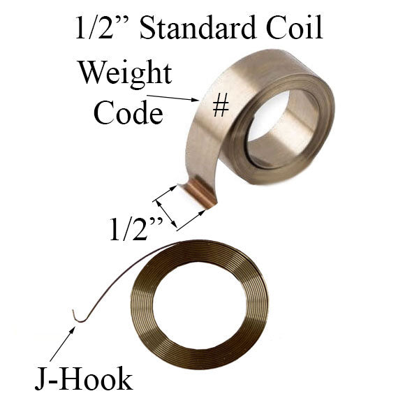 PivotTrue® Single Constant Force Coil, Double Hung Window Balance - Choose Weight