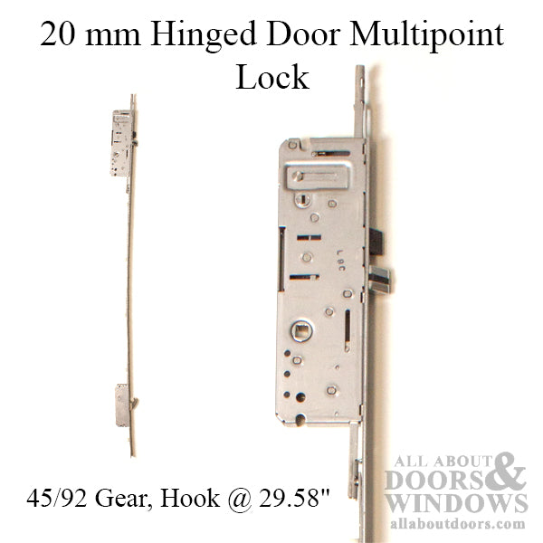 Truth Sentry 20mm 45/92 Manual Gear, 3-Point Hook at 29.58"