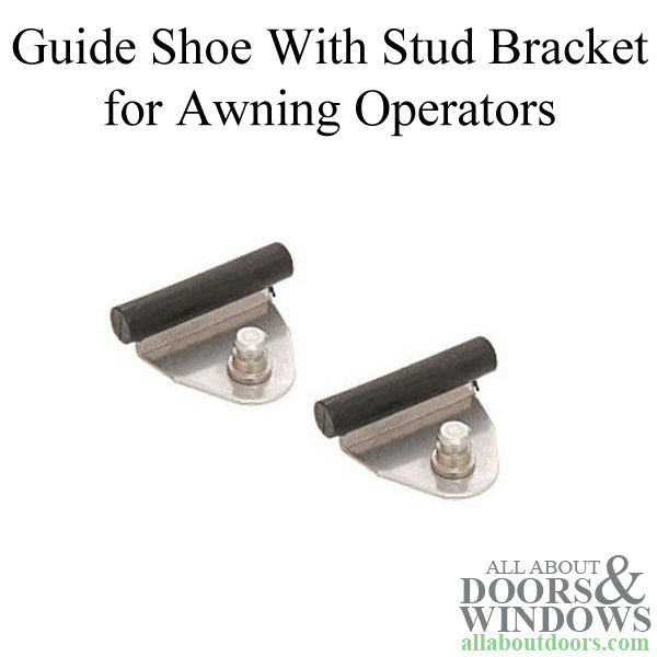 Truth Awning & EntryGard Window Shoe Stud with Bracket, Pair