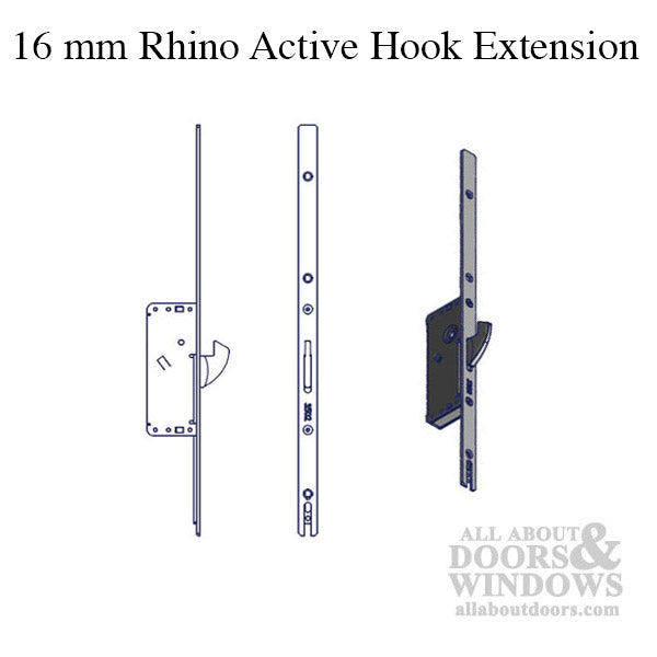 16mm P2000 Upper Rhino Hook Shootbolt Extension (14"), Amesbury Truth