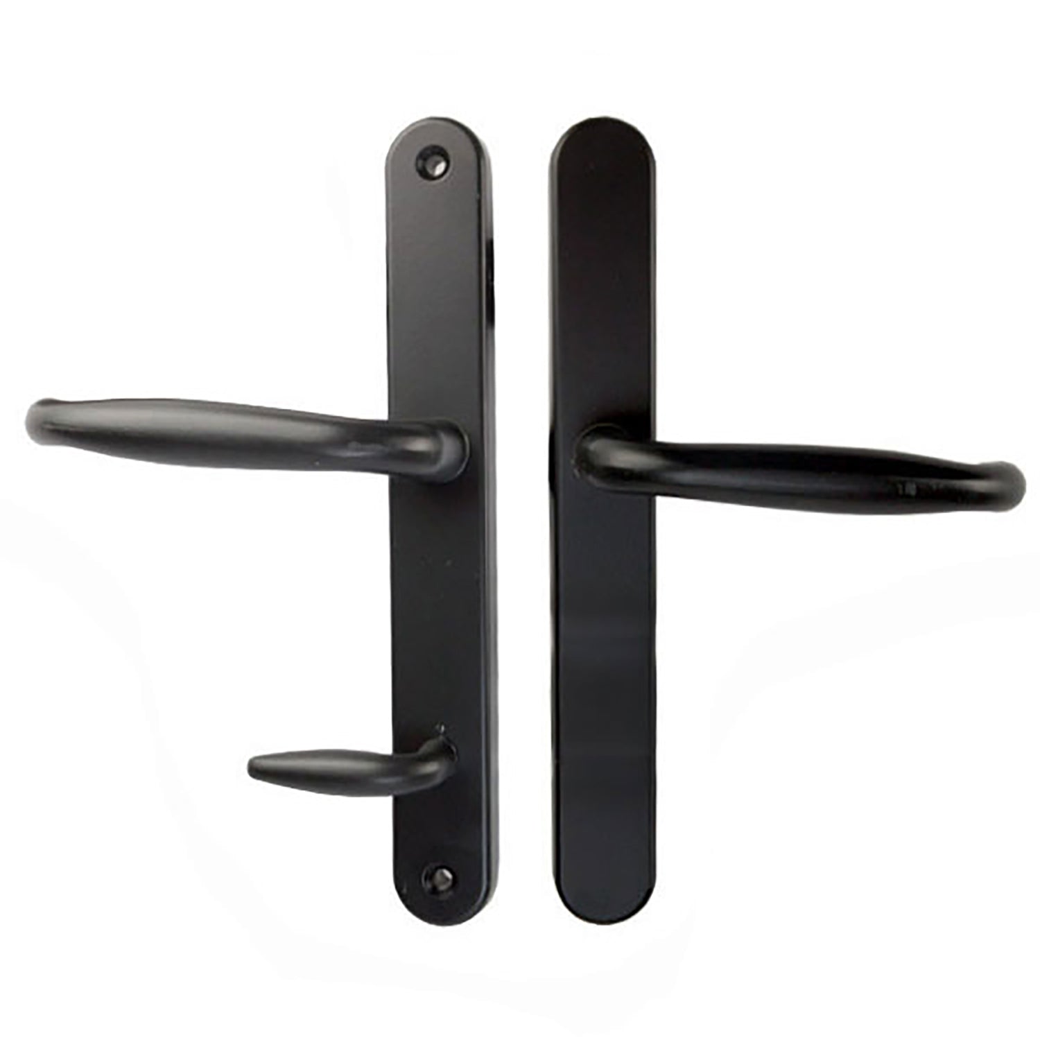 Amesbury 800 Series ADA Lever Handle Set – Active Non-Keyed, Black