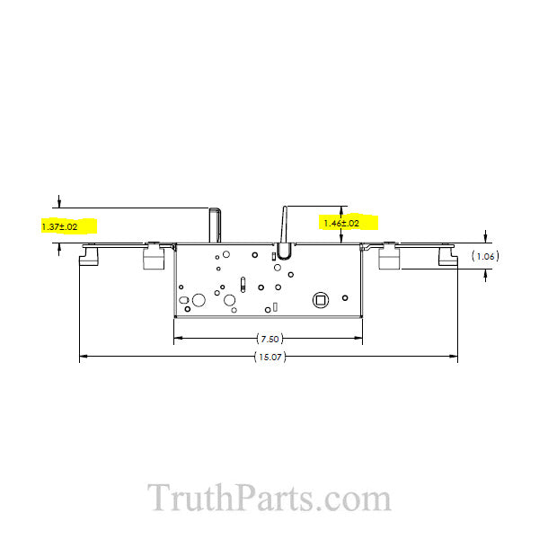 Ashland Passive Door Lock V5110STPAS9