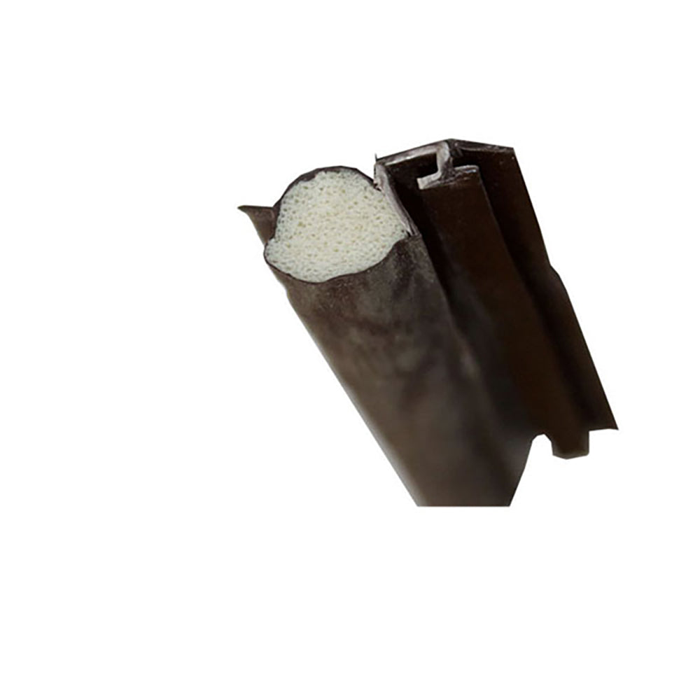 .187 T-Slot Backing, .450 Foam Filled Offset Bulb Weather Stripping