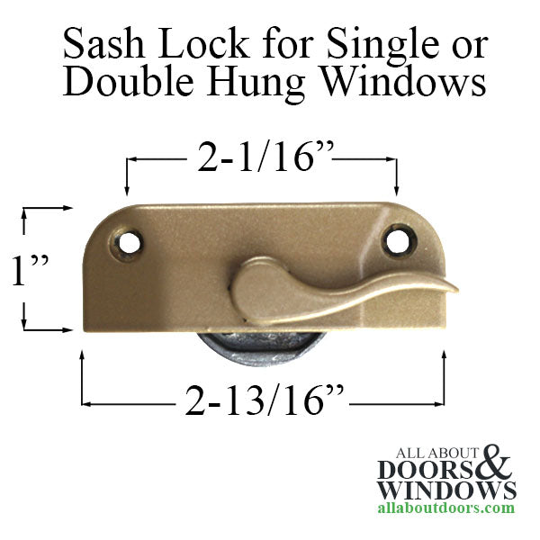 Truth® Sash Lock - 2-1/16 Inch - Left Hand