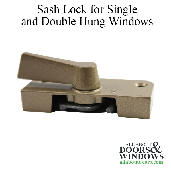Sash Lock - 2-1/16 Single or Double Hung Window - Left Hand