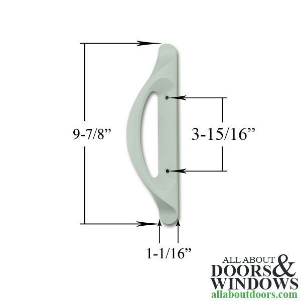 Truth Allure Patio Door Handle Set 3-15/16" Non-Keyed - 40.85.100