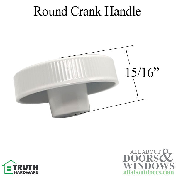 Crank Handle, 11/32 Spline, Round