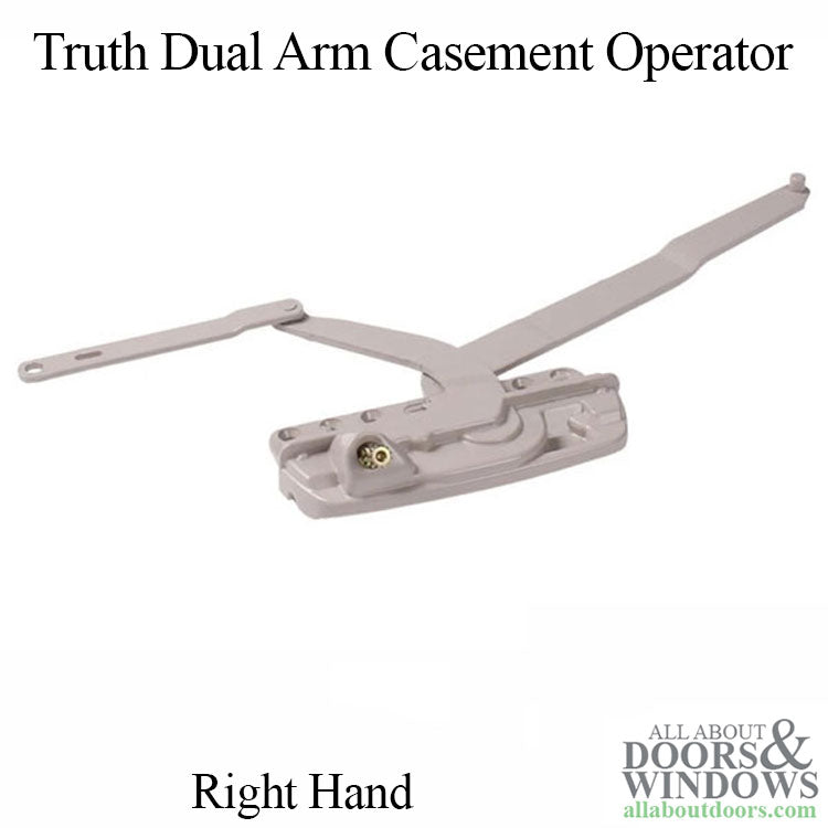 Truth 50.14 Encore Dual Arm Casement Window Operator Right Hand 8-3/4"
