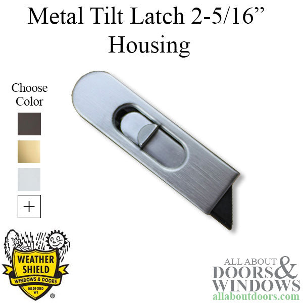 Metal Tilt Latch, Top/Upper Sash - Choose Handing/Color