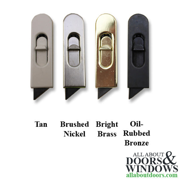 Metal Tilt Latch, Top/Upper Sash - Choose Handing/Color