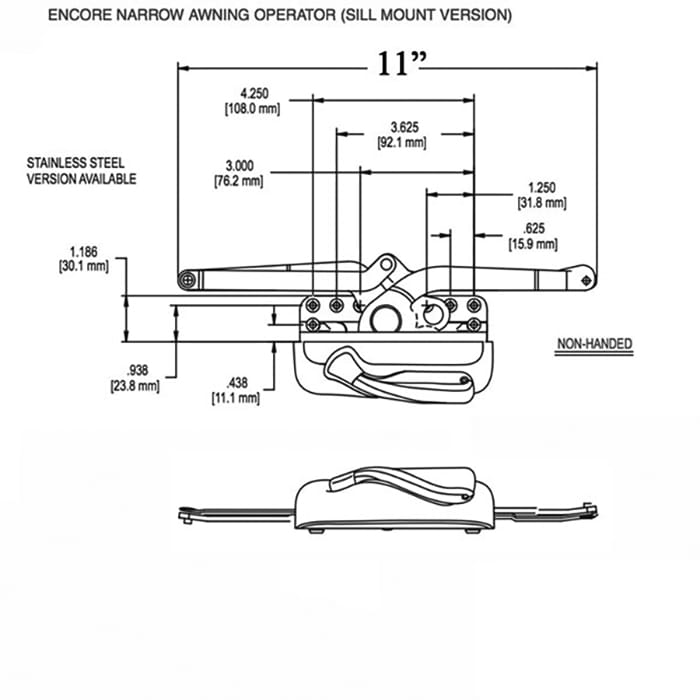 Truth 51.11 Encore Dual Arm Awning Operator