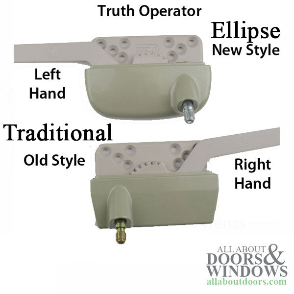 Truth® 15.31 Traditional 9-1/2 Straight Arm Casement Operator-CHOOSE COLOR