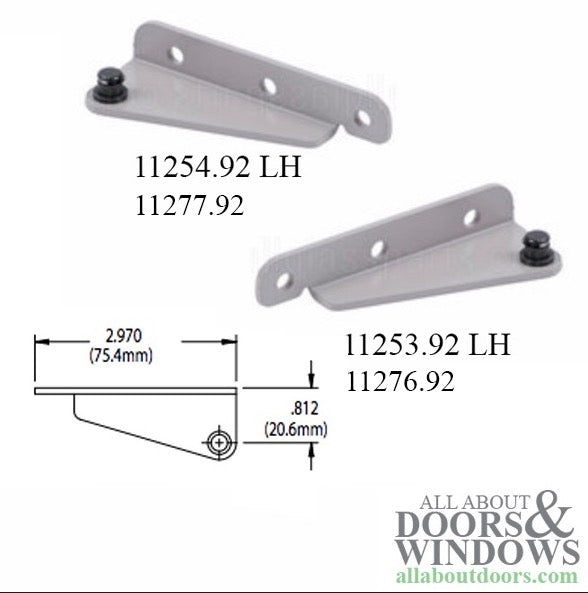 Truth 12784 Casement Sash Bracket Stud Post with Snap Ring