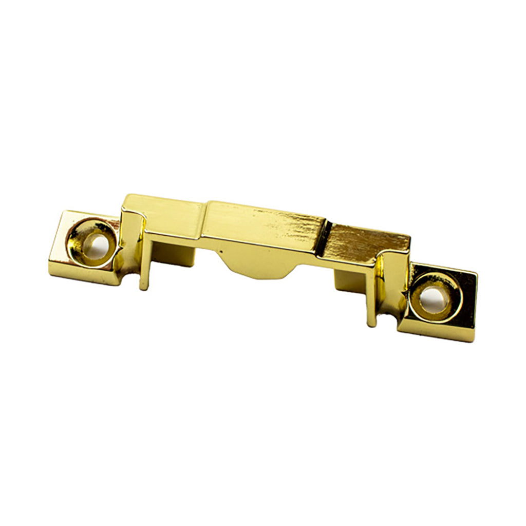Weather Shield 500534 Sash Lock Keeper w/ Lugs - Brass