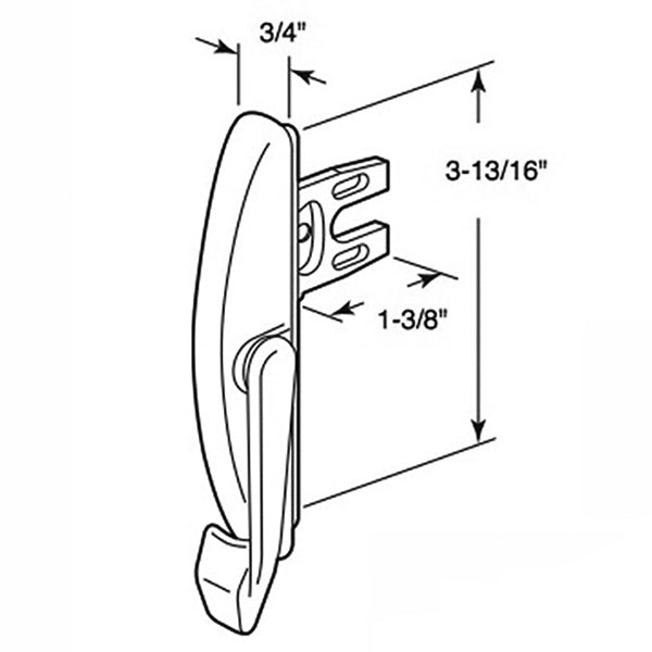 Truth 24.33 Maxim Multi-Point Sash Lock 1-5/8" Fork