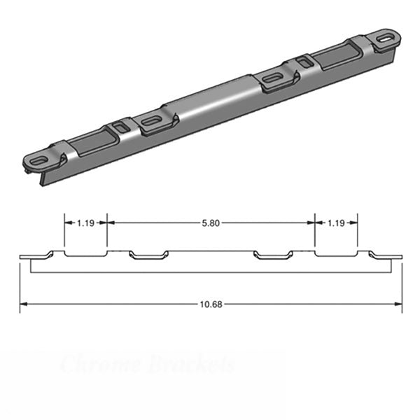 Sliding Patio Door Keeper Narrow Raised Dual Point Lock