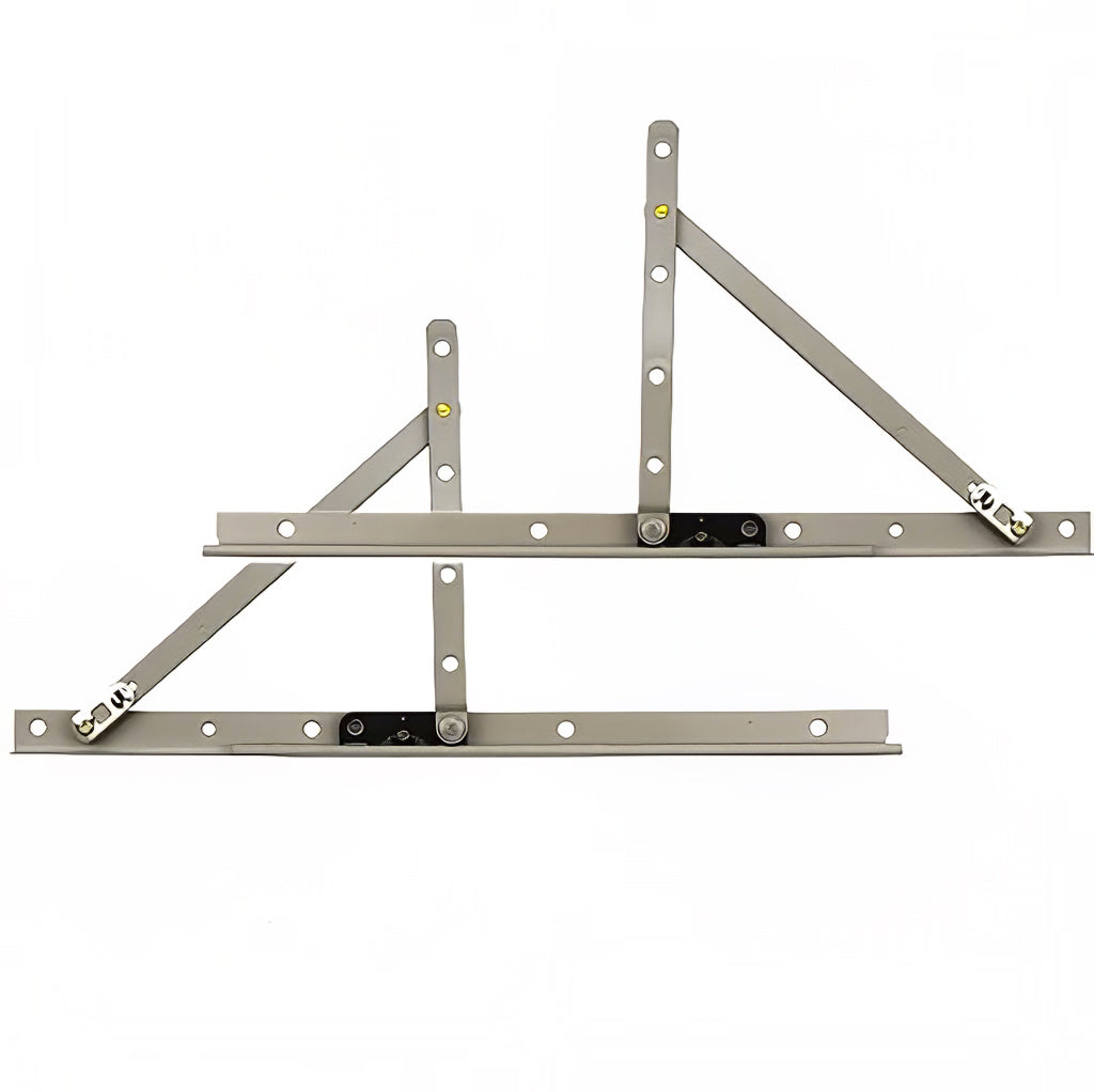 Amesbury Truth 13.14 Awning Window Hinge & Track Pair, 14" E-Gard Steel, Left & Right