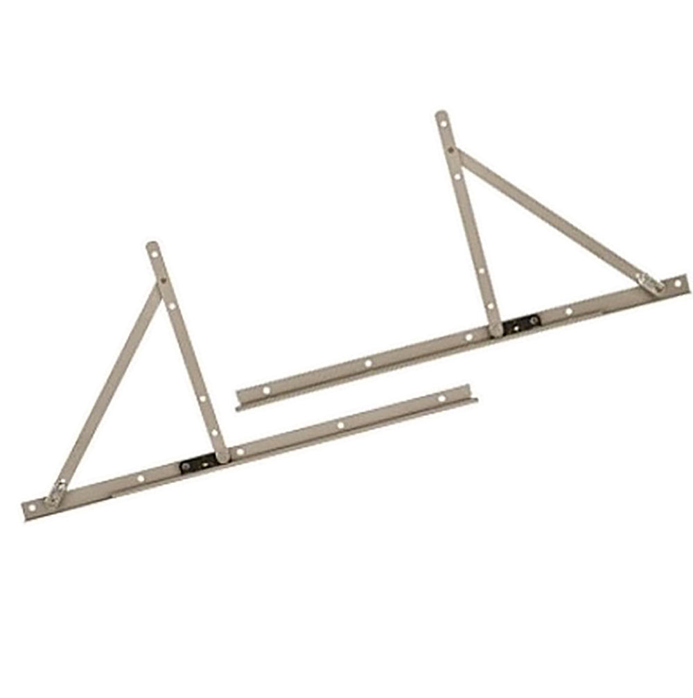 Amesbury Truth 18" Awning Window Hinge & Track Pair, E-Gard® Steel