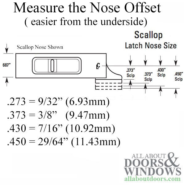 White Slide-In Tilt Latch, 5/16" Thin, Pair for Vinyl Windows