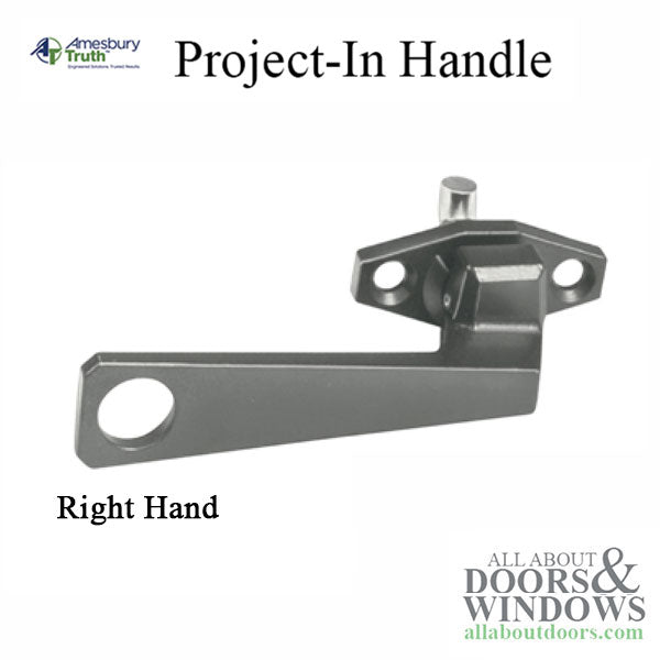 Truth 40220 Project-In Pole Ring Handle 1-1/2" - Chestnut Bronze