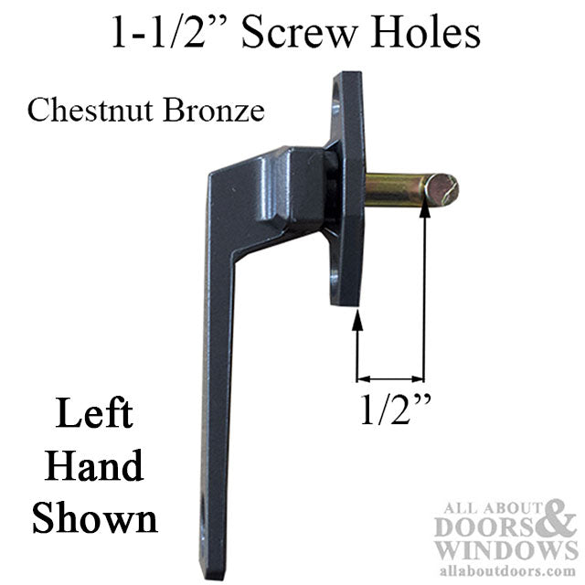 Truth 40220 Project-In Pole Ring Handle 1-1/2" - Chestnut Bronze