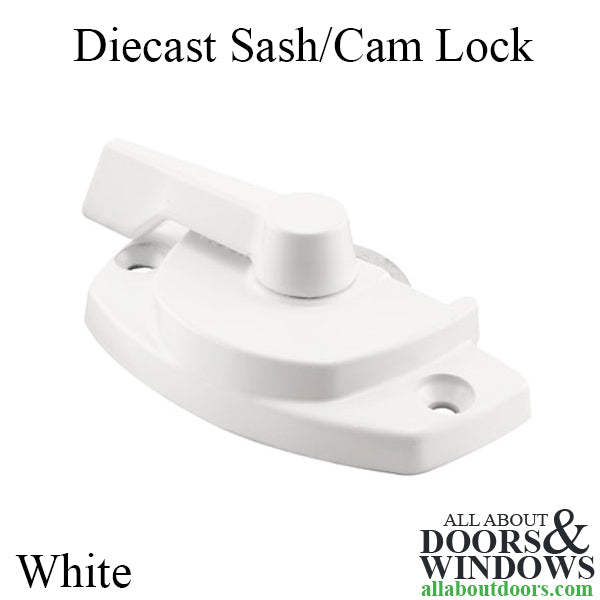 Diecast Sash Cam Lock for Vinyl & Aluminum Double Hung Windows
