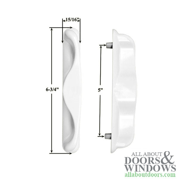 Outside Pull Handle for Sliding Patio Door, No Key Hole