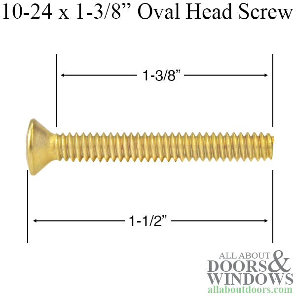 10-24 x 1-3/8" Screw for Legacy Patio Door Handle - 2278