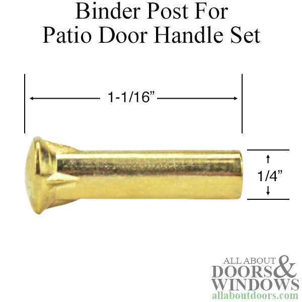 Screw Receiver Binder Post Nut 10-24 for Patio Door Handle Sets