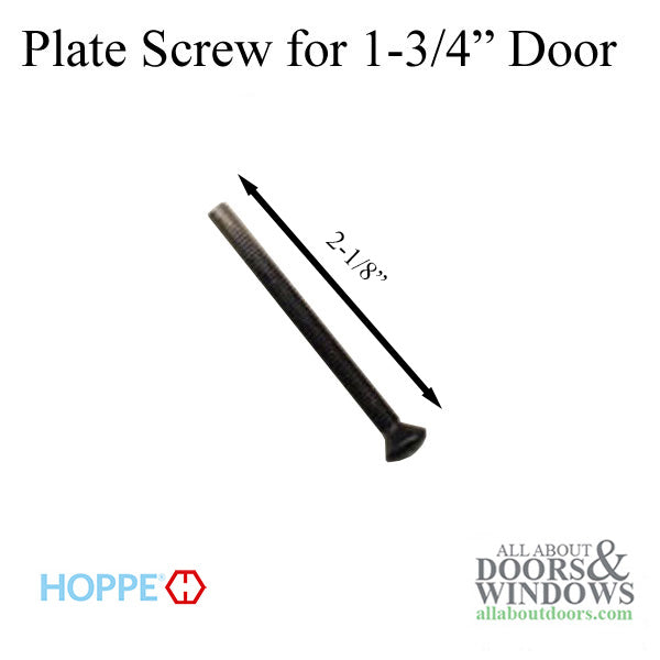 Screw, Escutcheon Plate, 1-3/4 Thick Door - Choose Color