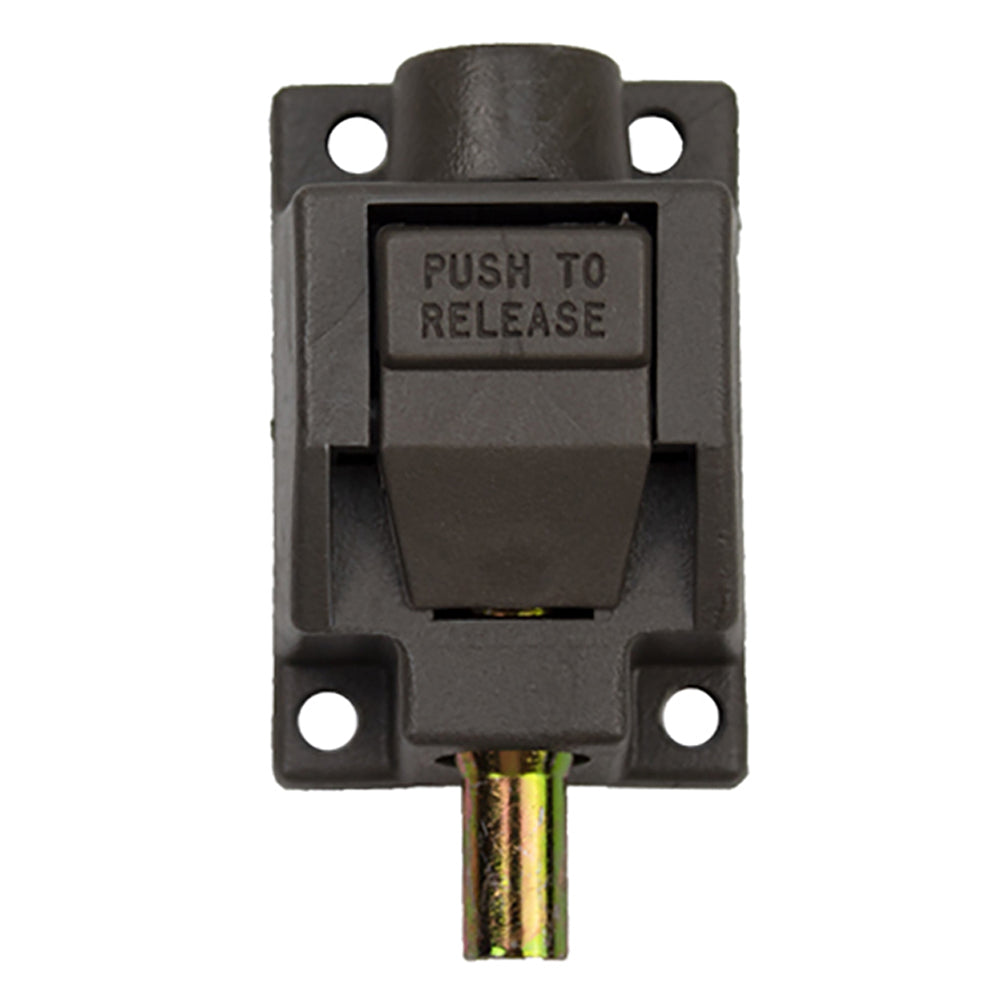 Truth Patio Door Foot Bolt Lock, Grayish Bronze - 41.13.22.105