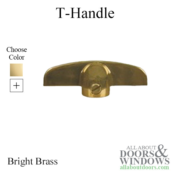 T-Shape Window Crank Handle 11/32" Spline - Truth & Wright