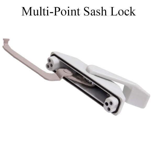 Truth 31401 24.84 Maxim Sash Lock RH White Blemished