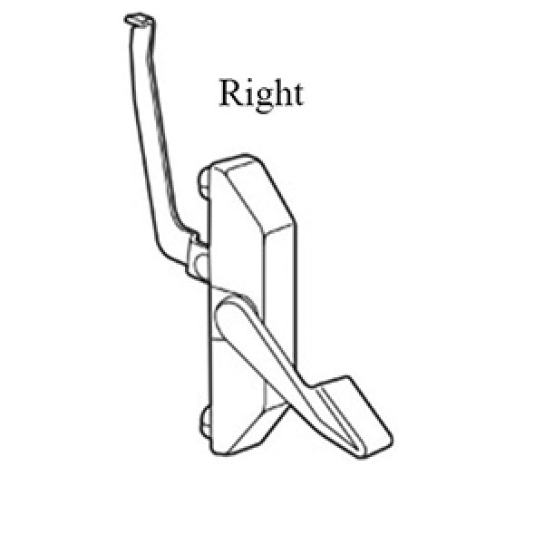 Truth 31401 24.84 Maxim Sash Lock RH White Blemished
