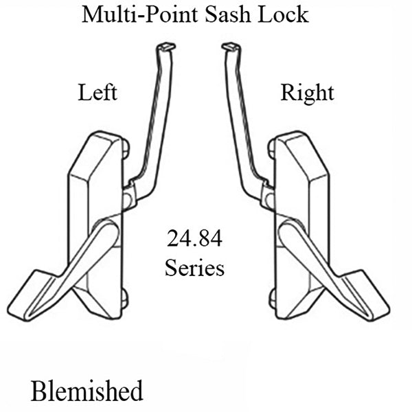 Truth Maxim 24.84 Multi-Point Sash Lock, LH - Blemished