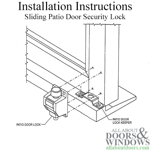 Truth Patio Door Foot Bolt Lock, Grayish Bronze - 41.13.22.105